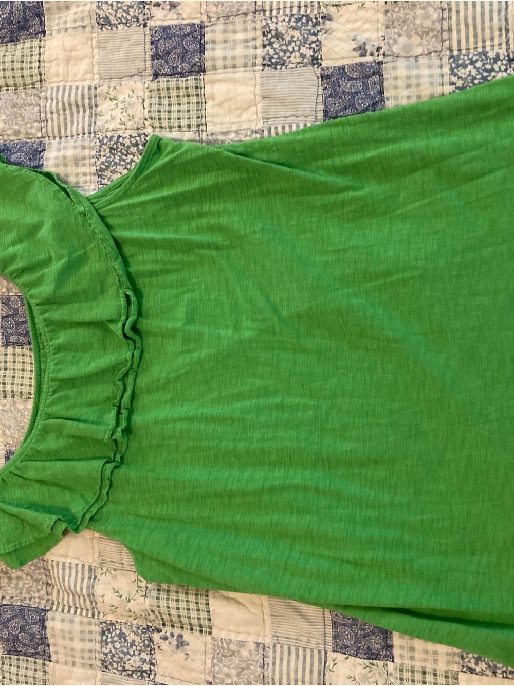 Lilly Pulitzer Green, Aqua & White Ruffle-Trim Tops - Set of 5 - Picture 16 of 16